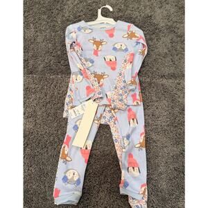 Carter's Girls 4-Piece Winter Pajama Set,‎ Christmas – Size 2T (NWT)